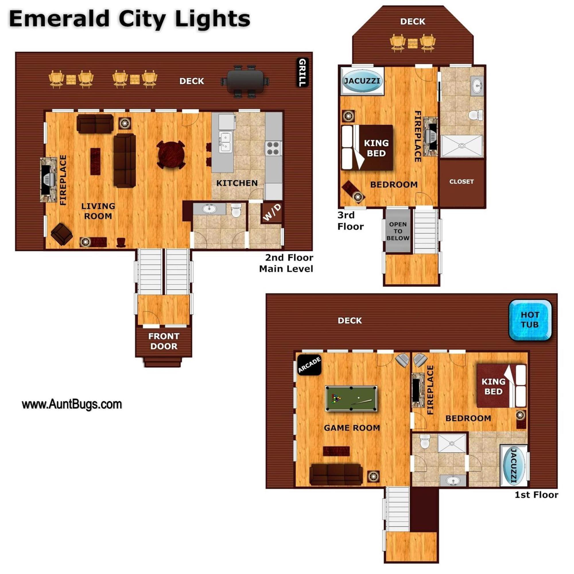 Emerald City Lights #203 개틀린버그 외부 사진